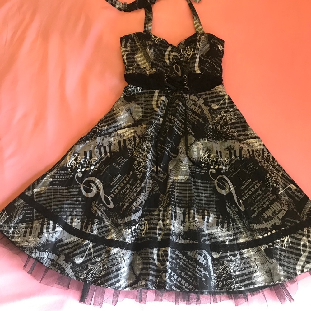 Hot Topic Music Note Dress - Picture 3 of 8